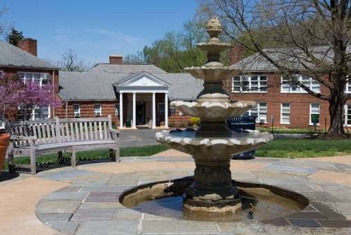 Fountain at Mount Vernon Seminary and College