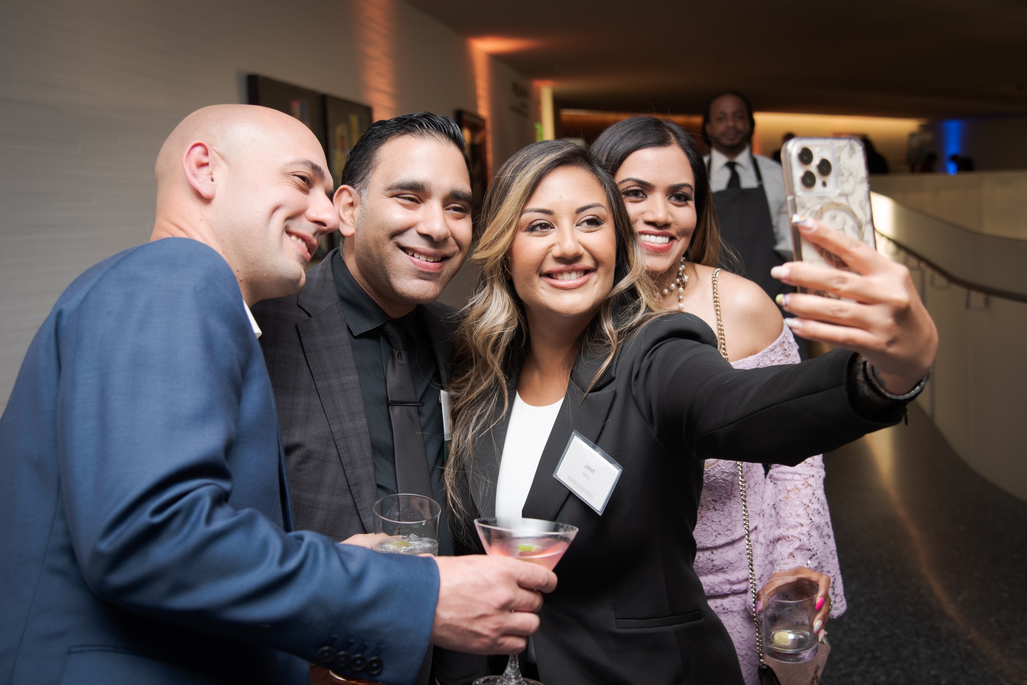 Guests at the reception