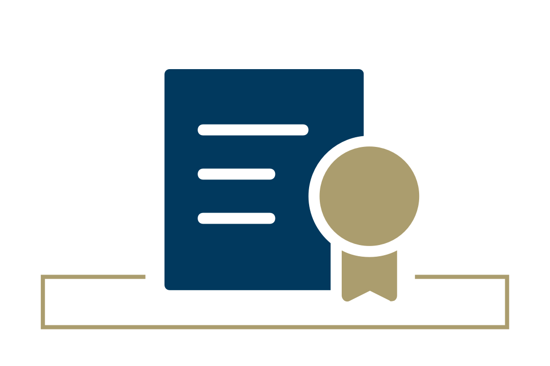 Support Scholarships on Giving Day - graphic of two sheets of paper, one blue, one buff color.