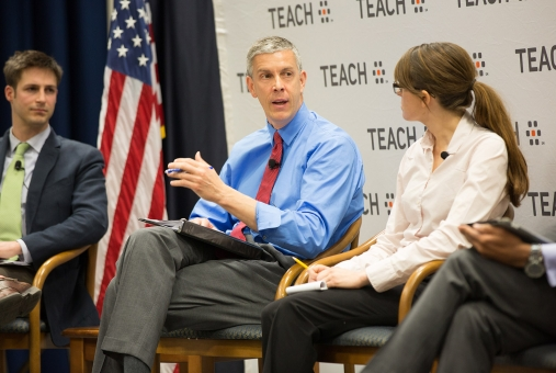 Why Teach seminar with Arne Duncan