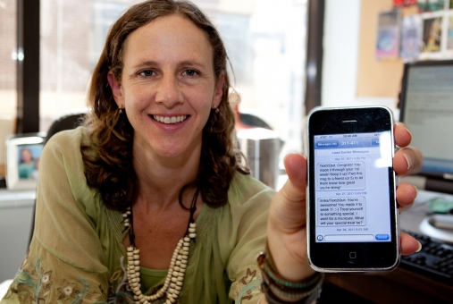 GWSPH faculty work in innovative ways to improve public health, like the Text-to-Quit program.